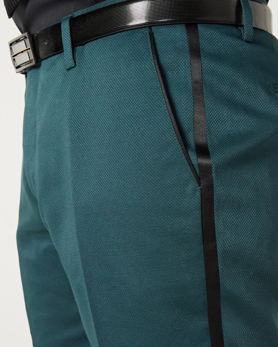 Mens Teal Tailored Suit Pant